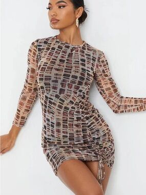 PrettyLittleThing Mesh Dress